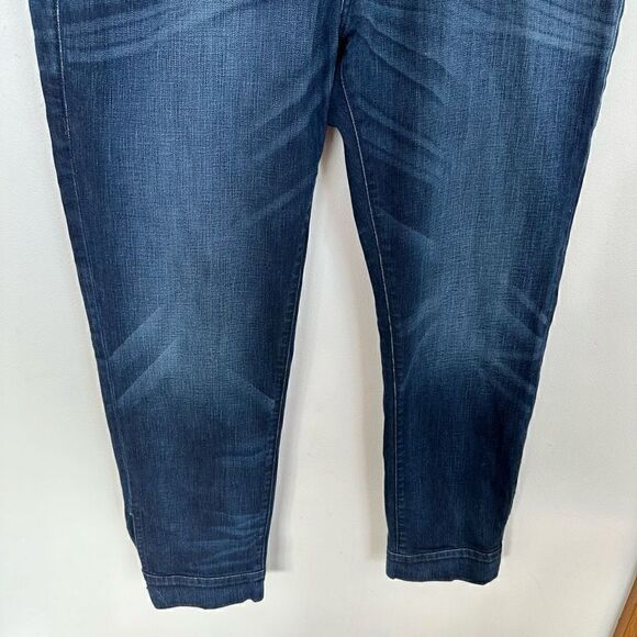 True Religion Mens Relaxed Skinny Rocco No Flap SE Dark Wash Snap Cuff Hidden Bu - Picture 4 of 15